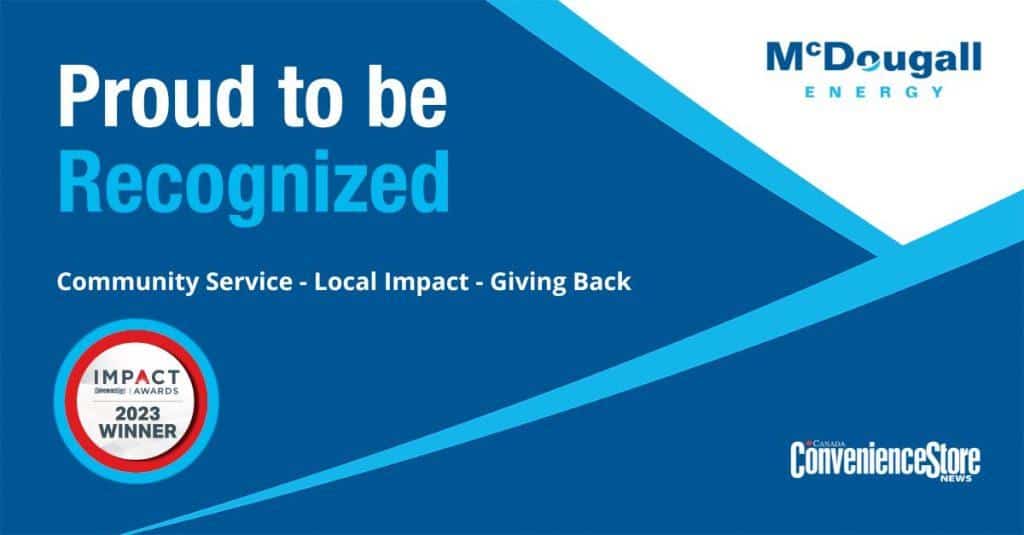 McDougall Energy proud to be recognized award graphic