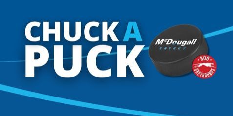 38 thousand donated to sault ste marie team through chuck-a-puck program by McDougall Energy