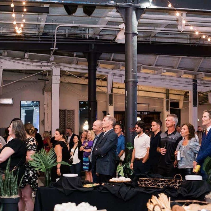 Energy industry networking event at McDougall Energy headquarters with professionals.